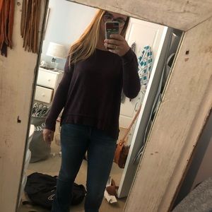 Purple AEO sweater